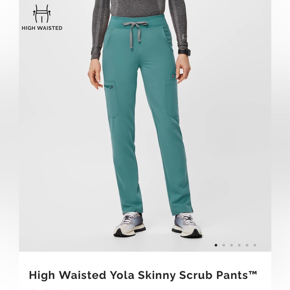 Figs high waisted yola scrub pants
